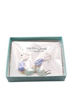 Park Lane Jewelry Seaside Earrings with Pastel Gemstones in Original Box